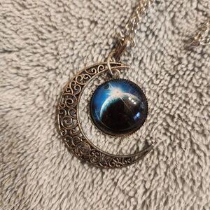 2 moon phase necklaces
